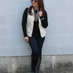 Quilted Vest & Riding Boots