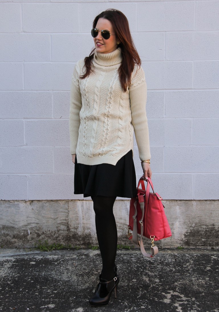 Turtleneck Sweater & Tights - Lady in VioletLady in Violet