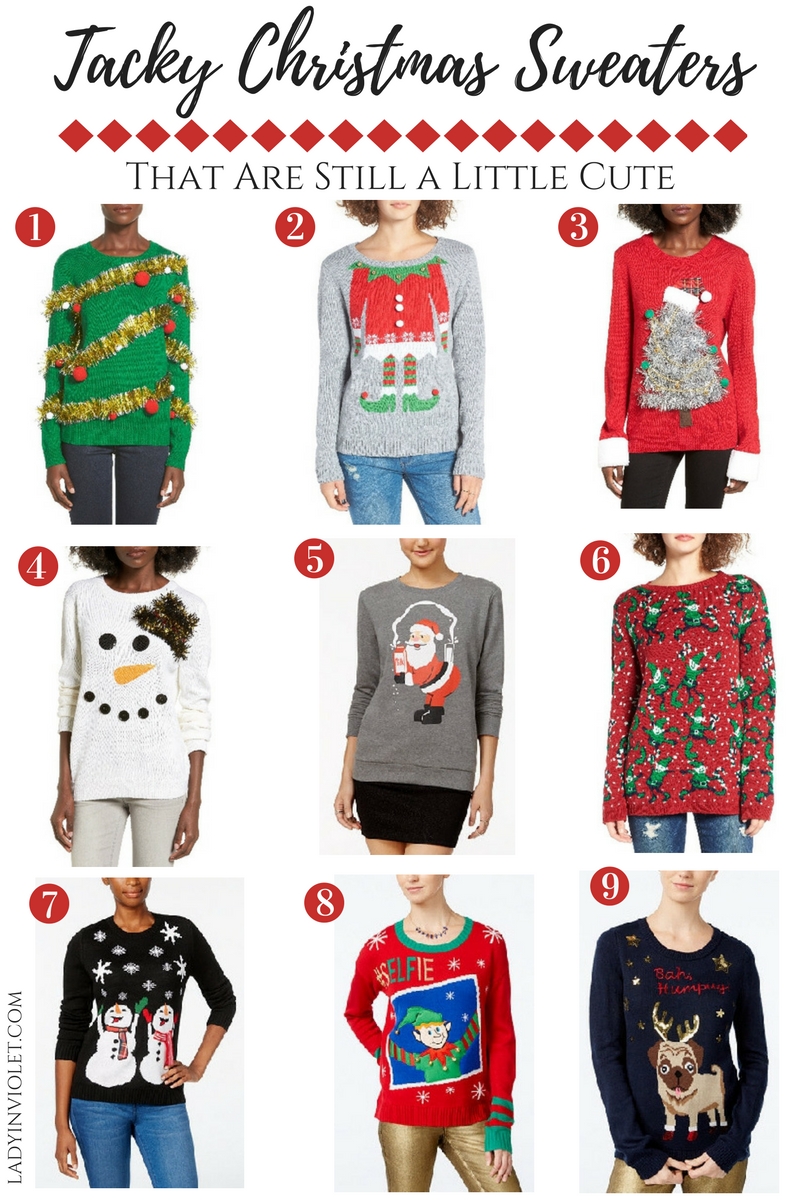 Cute Ugly Christmas Sweaters - Lady in VioletLady in Violet
