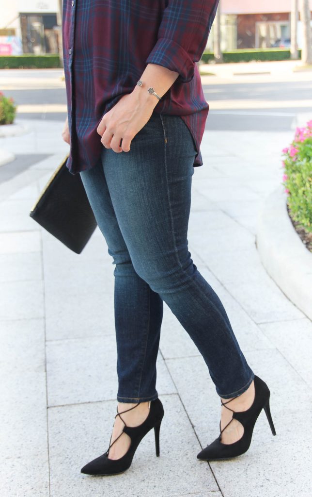 Mad about Plaid: Burgundy and Navy Plaid Tunic | Lady in VioletLady in ...