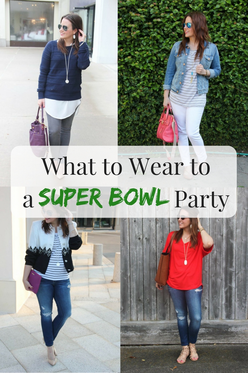 12 Super Bowl Party Outfit Ideas | Lady in Violet, Houston Fashion BlogLady  in Violet