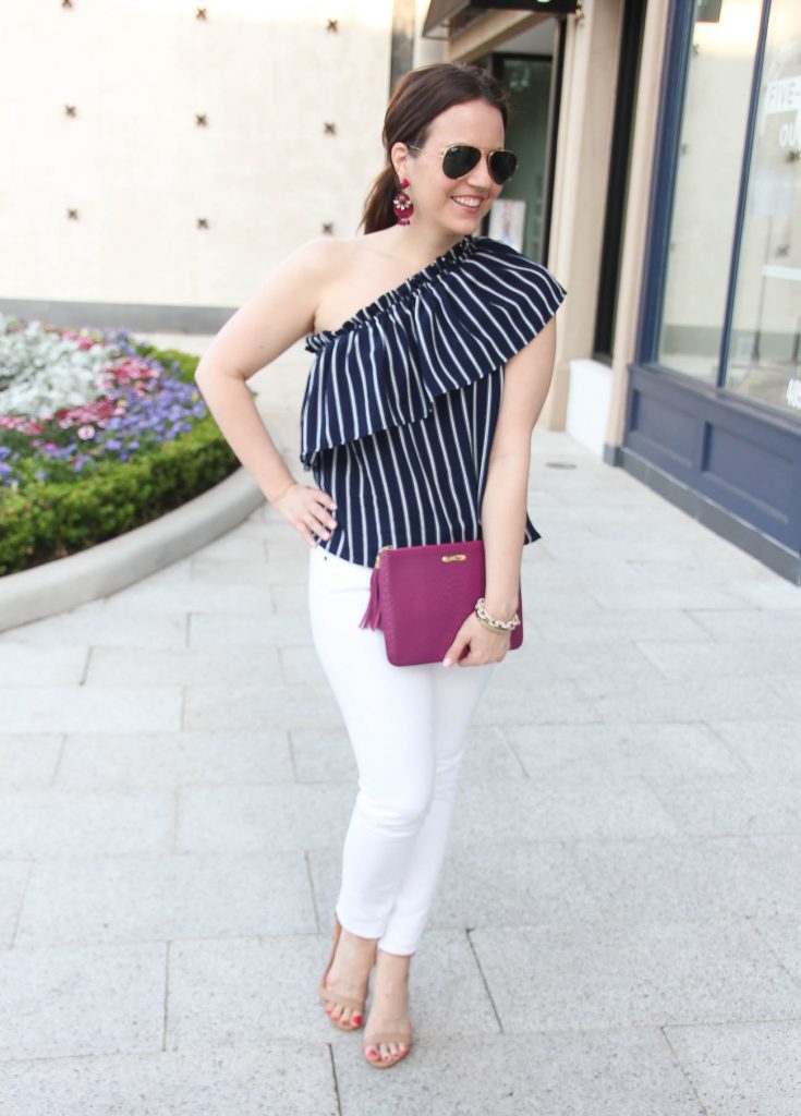 30 Ways to Wear White Jeans in Spring and Summer - Lady in VioletLady ...