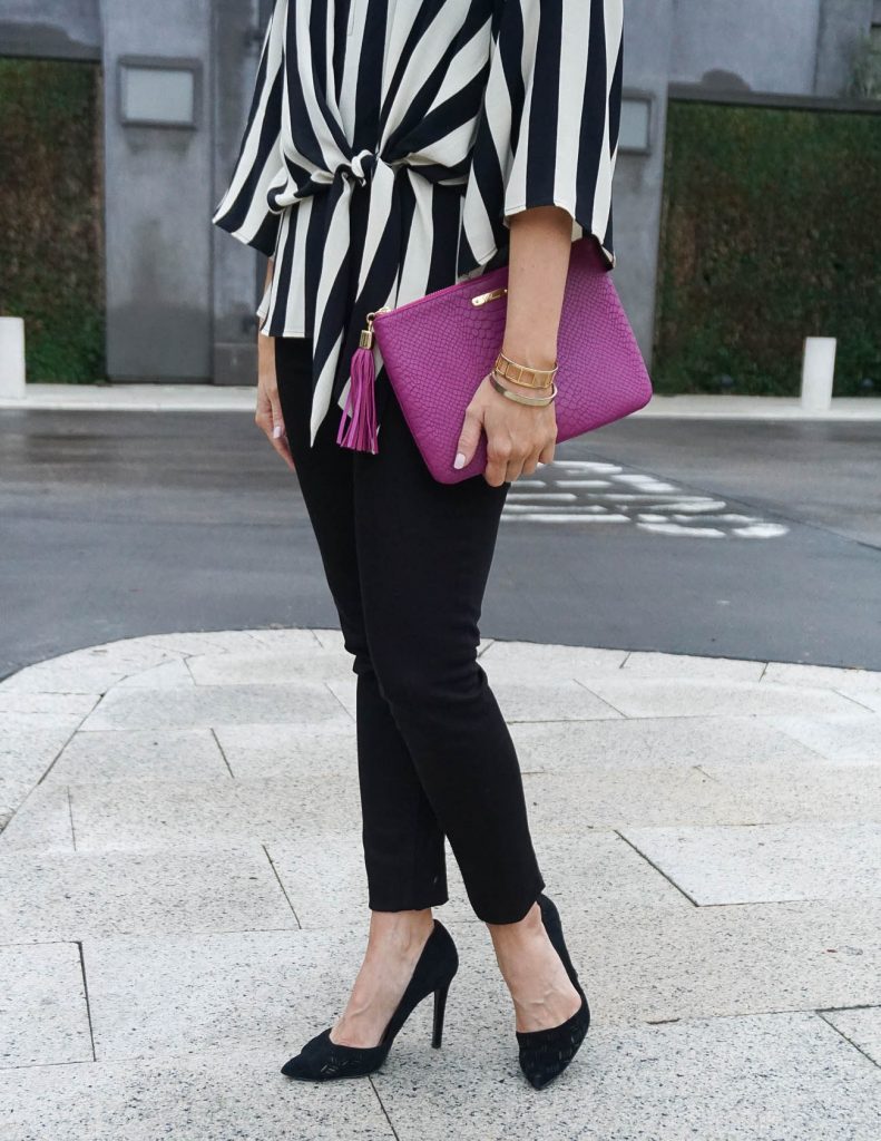 Striped Top for Work and Play | Lady in Violet | Houston Fashion ...