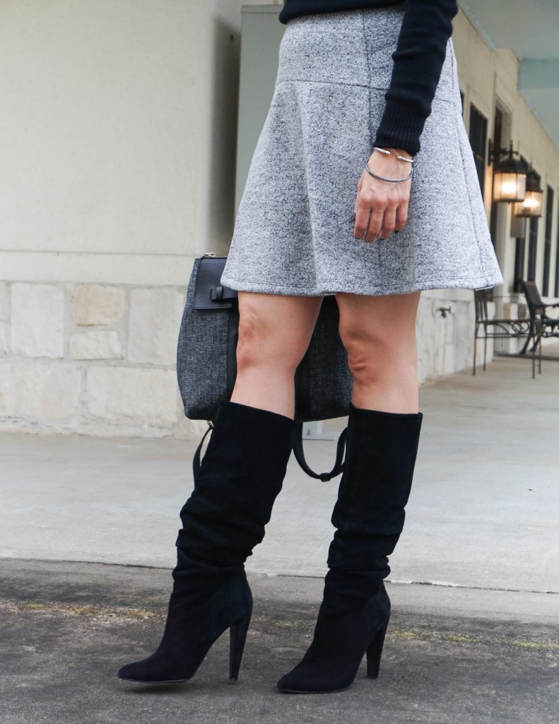 A Year Round Must For Work: The Gray Flippy Skirt | Lady in Violet ...