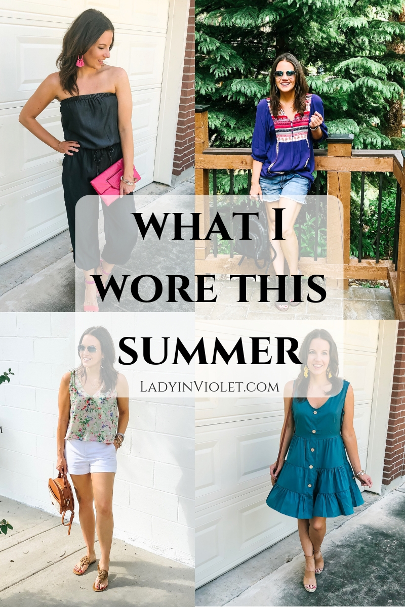 What I Wore This Summer - Lady in VioletLady in Violet