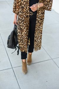 Leopard Print Kimono | Lady in Violet | Affordable Fashion BlogLady in ...