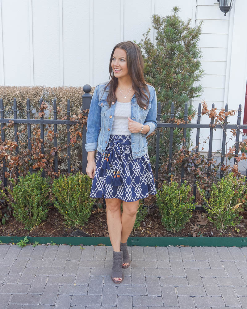 Navy Blue Mini Skirt Outfit | vlr.eng.br