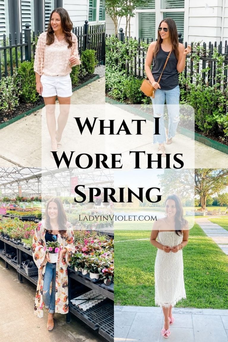 What I Wore This Spring - Lady in VioletLady in Violet